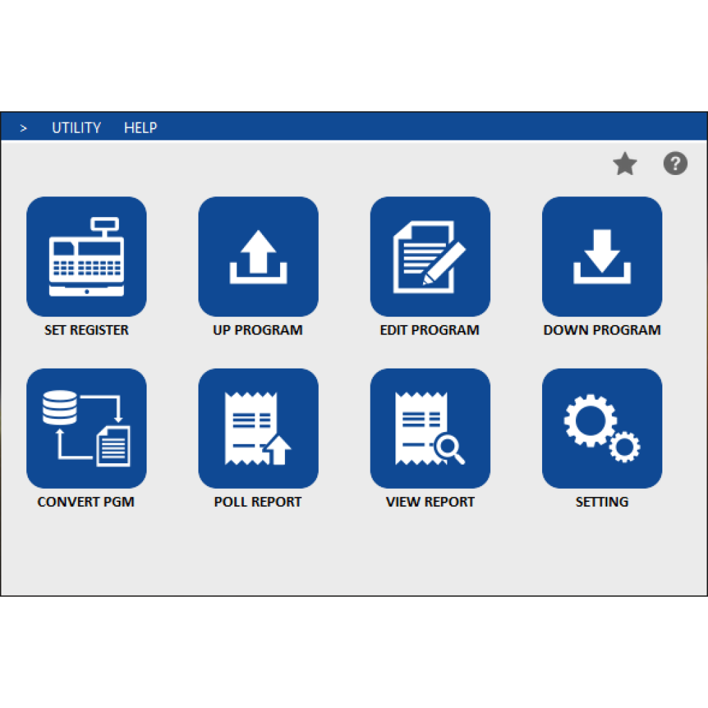 Sam4s ER230 PC Programming Software & SD Card
