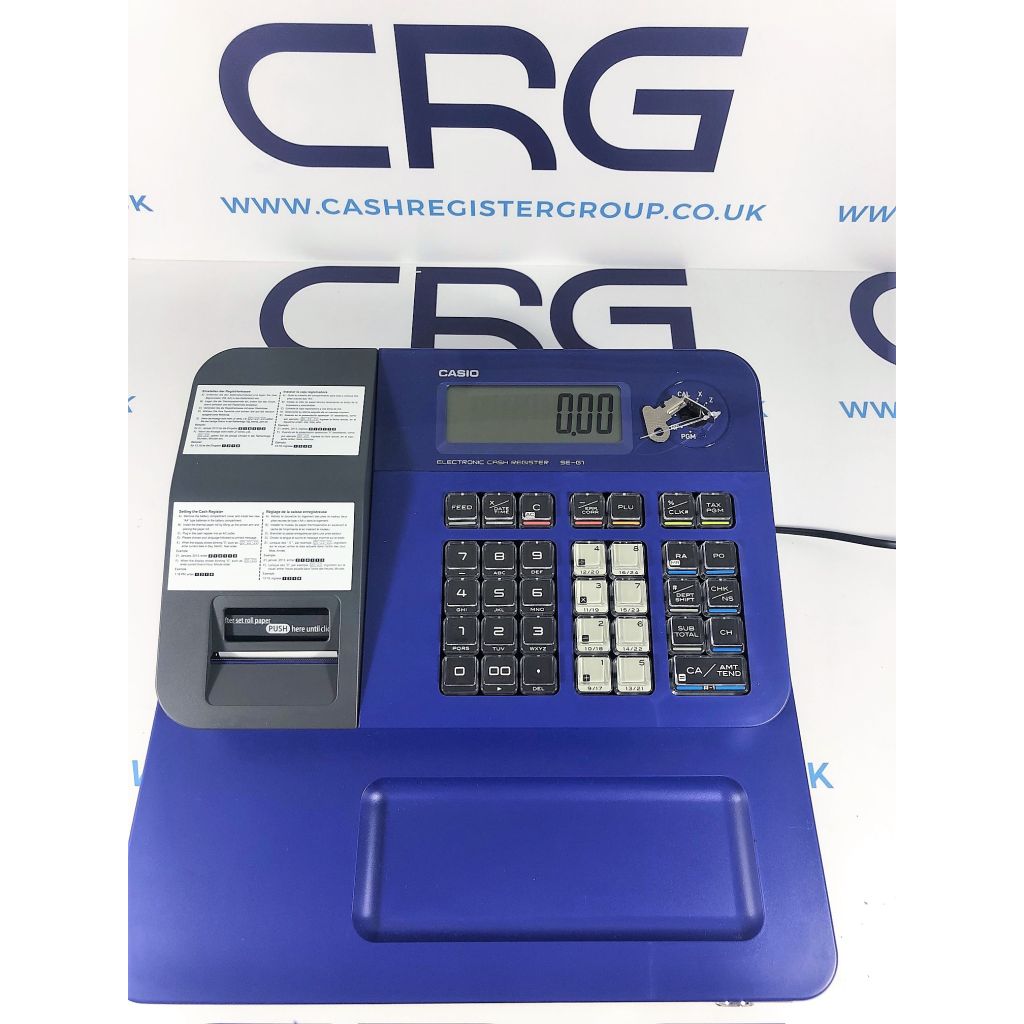 Casio SEG1 Blue Cash Register Till