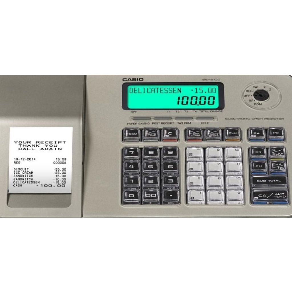 Casio SES100 Silver Cash Register Till