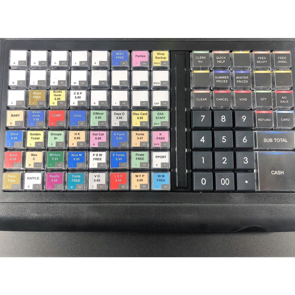 Sam4s Cash Register Till ER945 Raised Keyboard 2 Printers