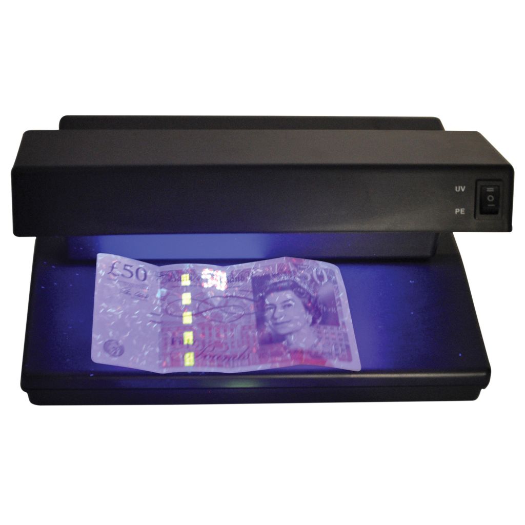 Professional 3 Tube UV Bank Note Money Detector