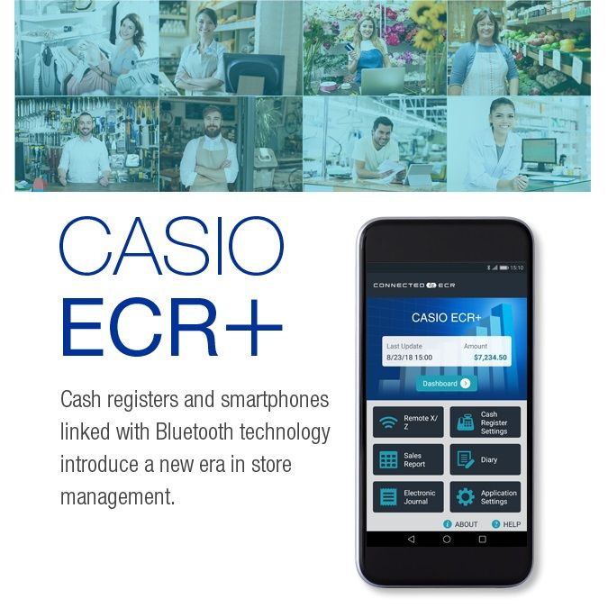Casio SRS500 Silver Cash Register Till