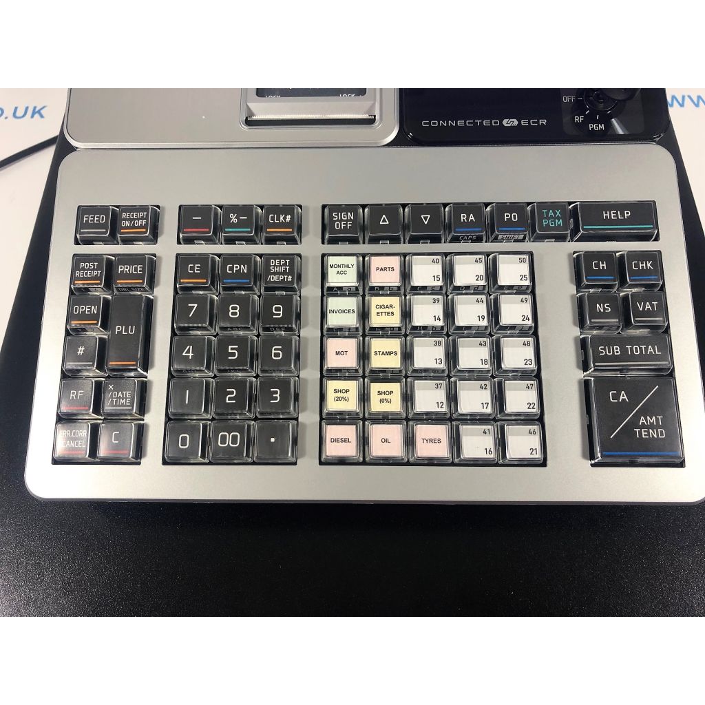 Casio SRS500 Silver Cash Register Till