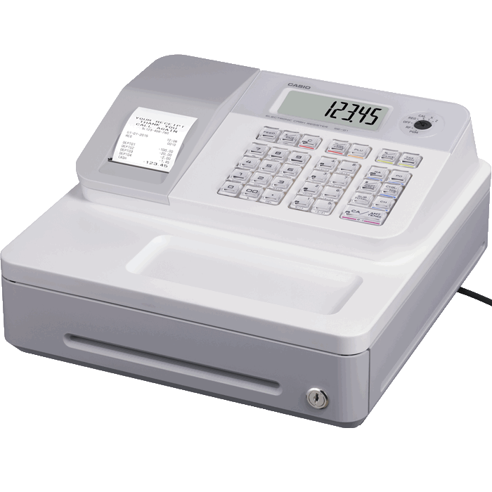 Casio SEG1 White Cash Register Till