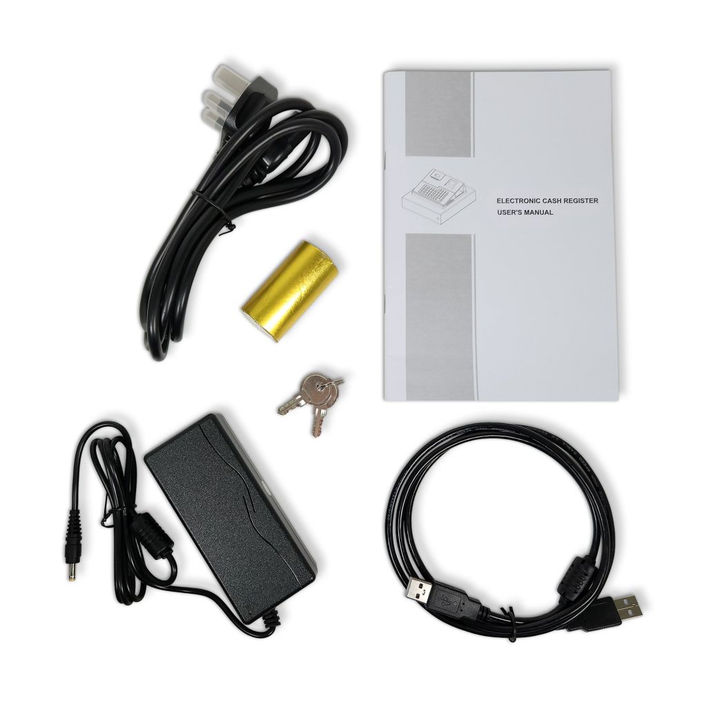 XA137 Basic Cash Register Till White