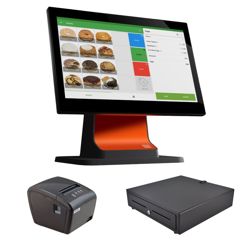 POS Bundle – D2S Lite Terminal, Printer, Cash Drawer, Free Software