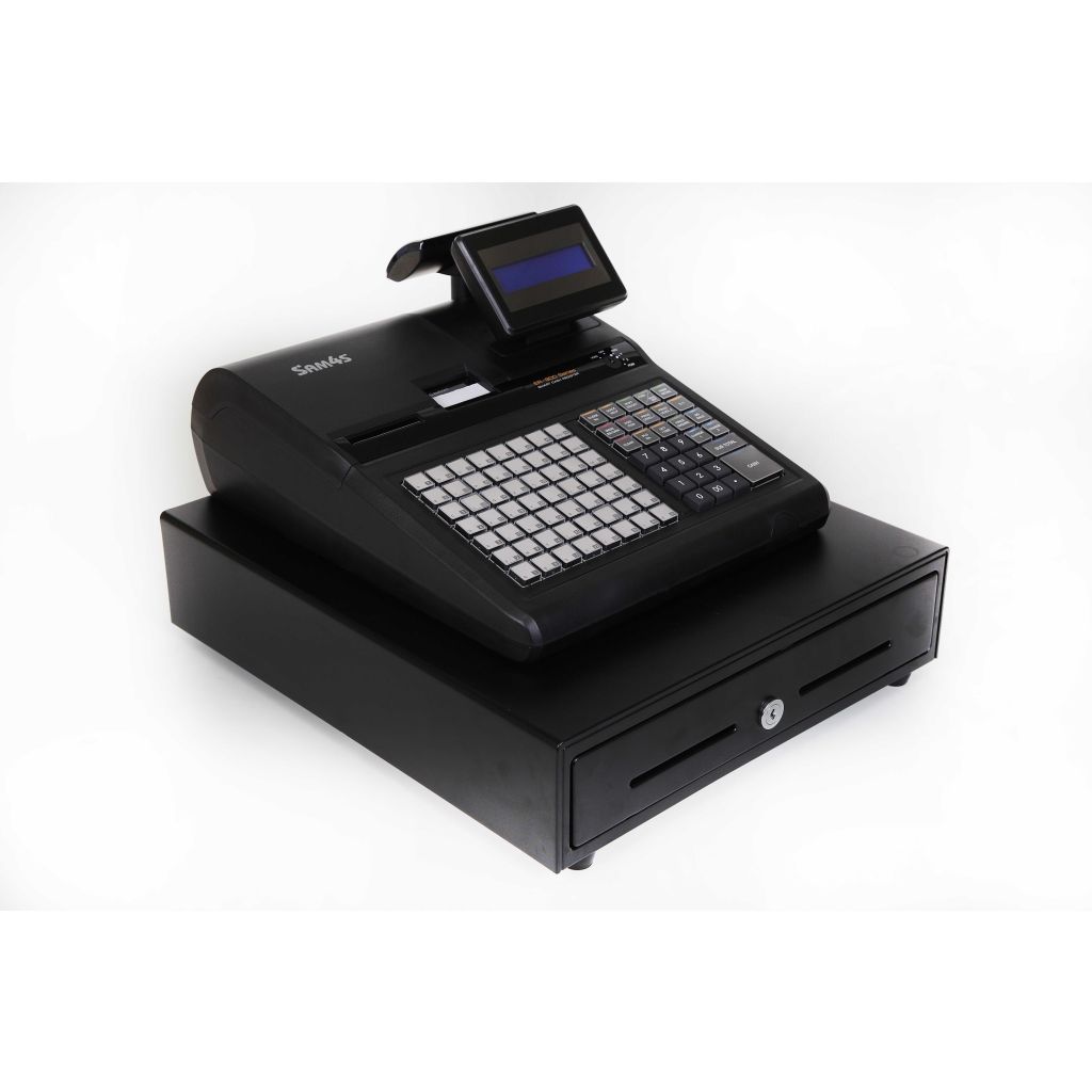 Seconds Sam4s Cash Register Till ER945 Raised Keyboard 2 Printers A GRADE RETURN