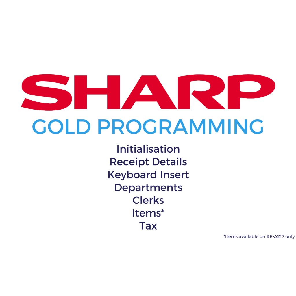 Sharp XE-A207 Remote Programming Service (data And Keyboard)