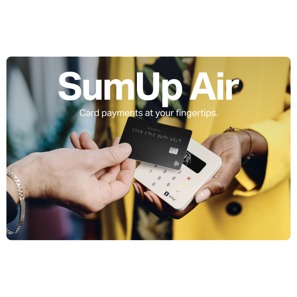 SumUp Air Card Reader Machine and Payment Terminal