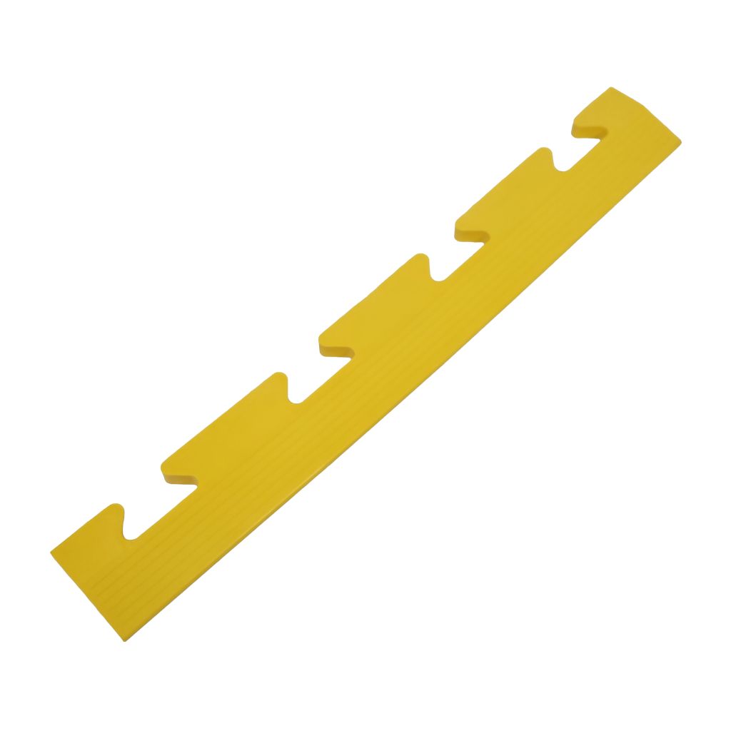 Interlocking Floor Tile Ramped Edge | 12h X 470w X 60d Mm | Female | Yellow