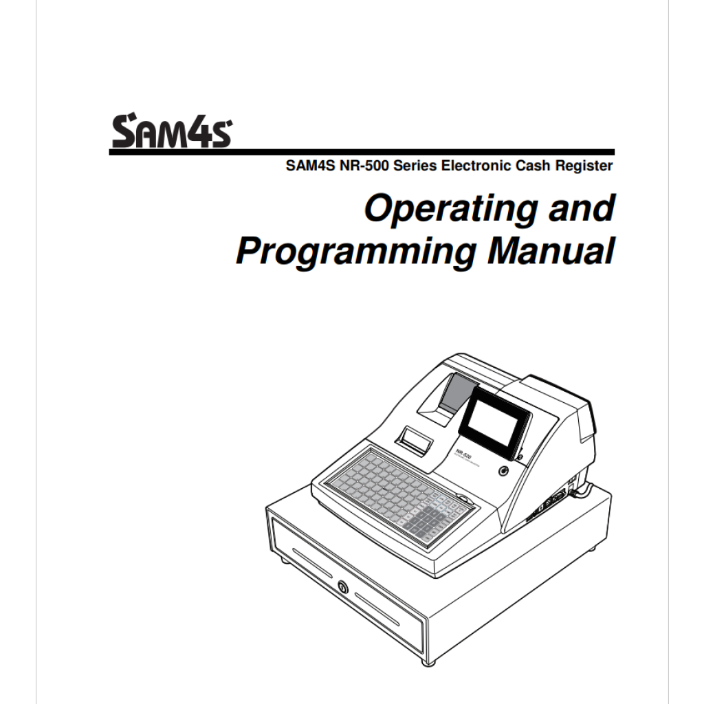 Sam4S NR510RB/ NR510F / NR520RB / NR520F Operating and Programming Manual