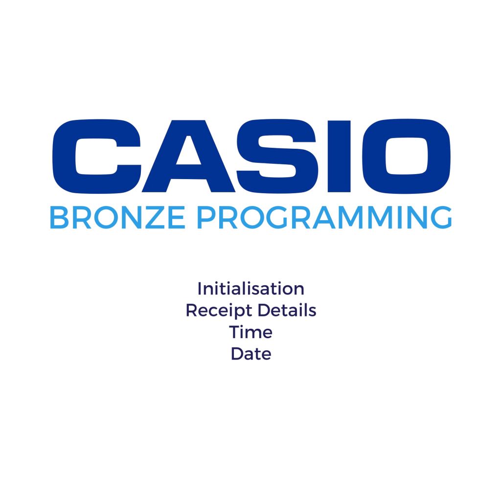 Receipt Header, Date & Time Bronze Programming