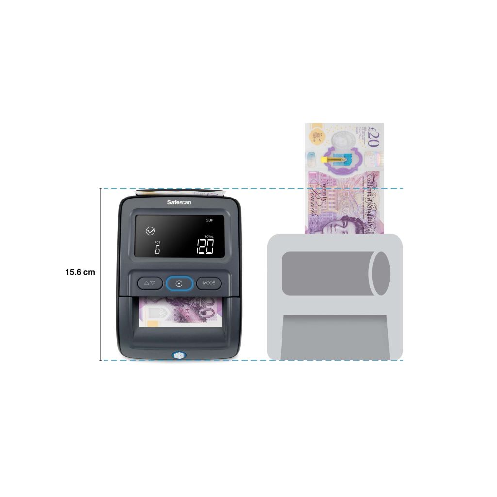 Safescan Auto Counterfeit Detector 155-S Black (UK/IE)