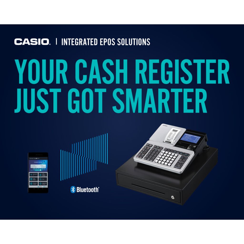 Casio SRS500 Silver Cash Register Till
