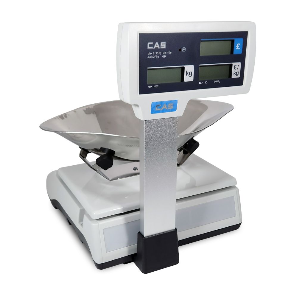 CAS ER Plus 15kg Vegetable Scoop Weighing Scale With Pole