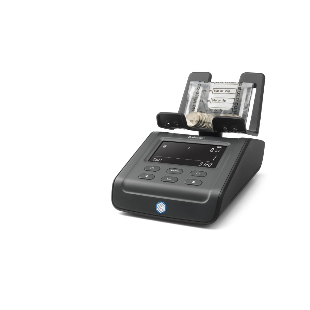 Safescan 6165G3 Money Counting Scale - Coins And Notes