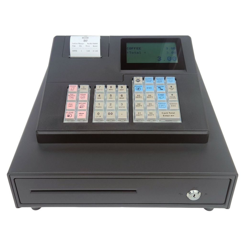 XA138 Basic Cash Register Till Black