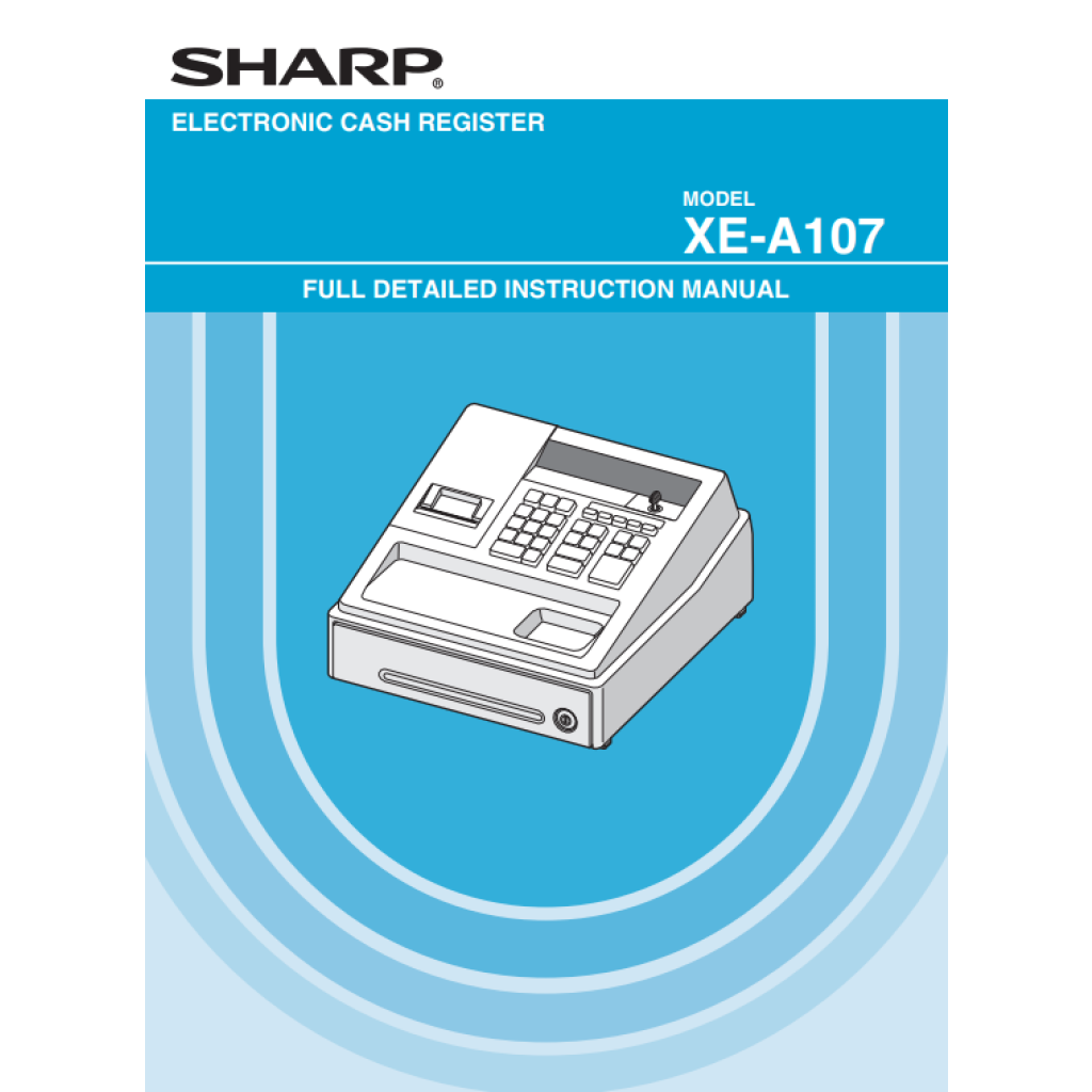 sharp XEA107 Operation Manual