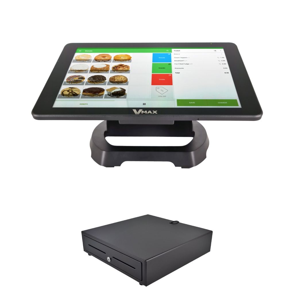 POS Bundle – Terminal, Integrated Printer, Cash Drawer, Free Software - No Ongoing Charges