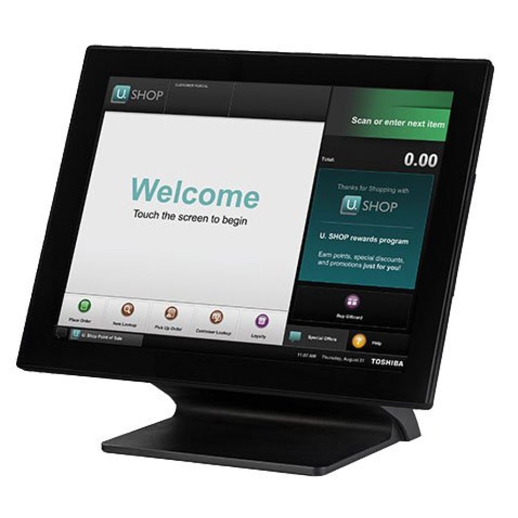 Toshiba 15” Terminal, J1900 Processor, 4GB RAM