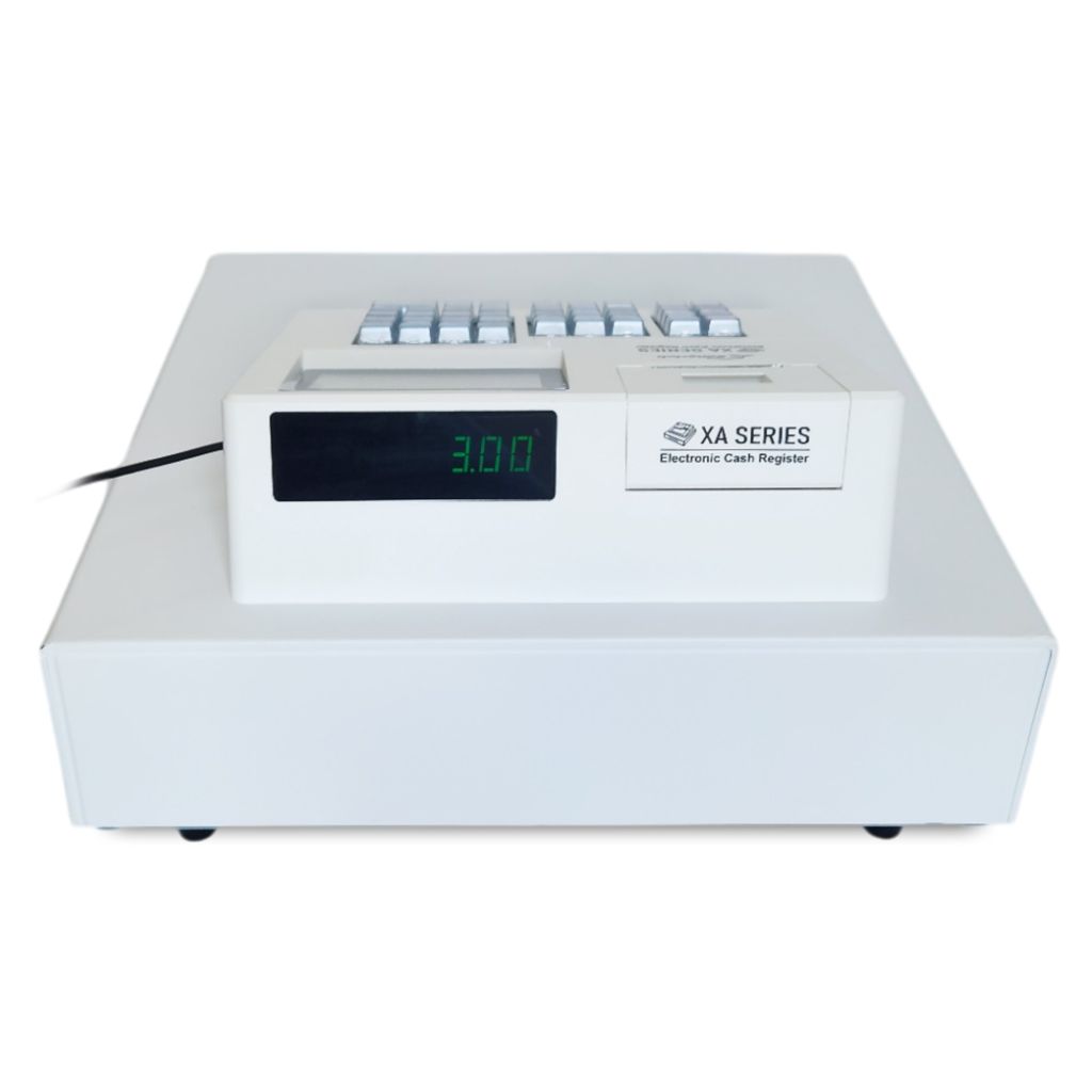 XA138 Basic Cash Register Till White - Large Drawer