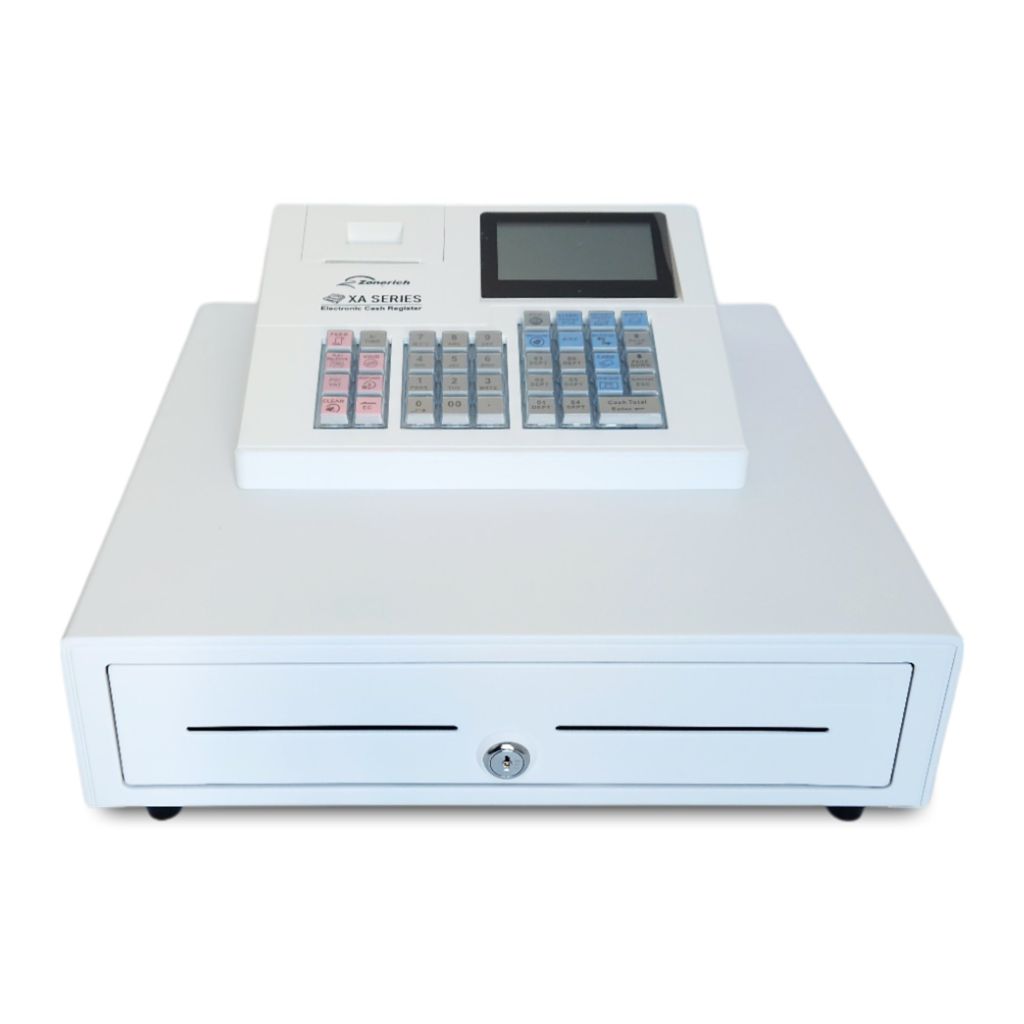 XA138 Basic Cash Register Till White - Large Drawer