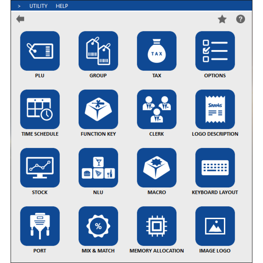 SAM4S Software For NR500 Series