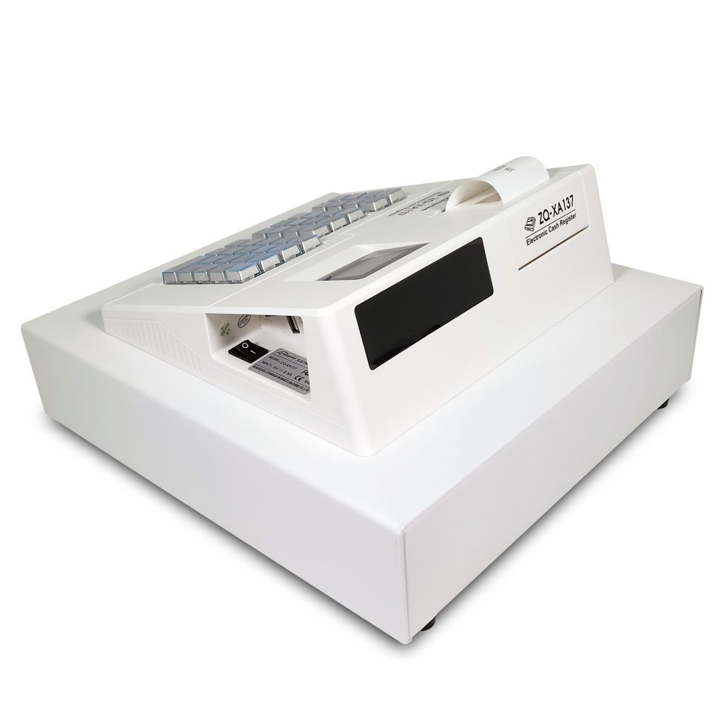 XA137 Basic Cash Register Till White