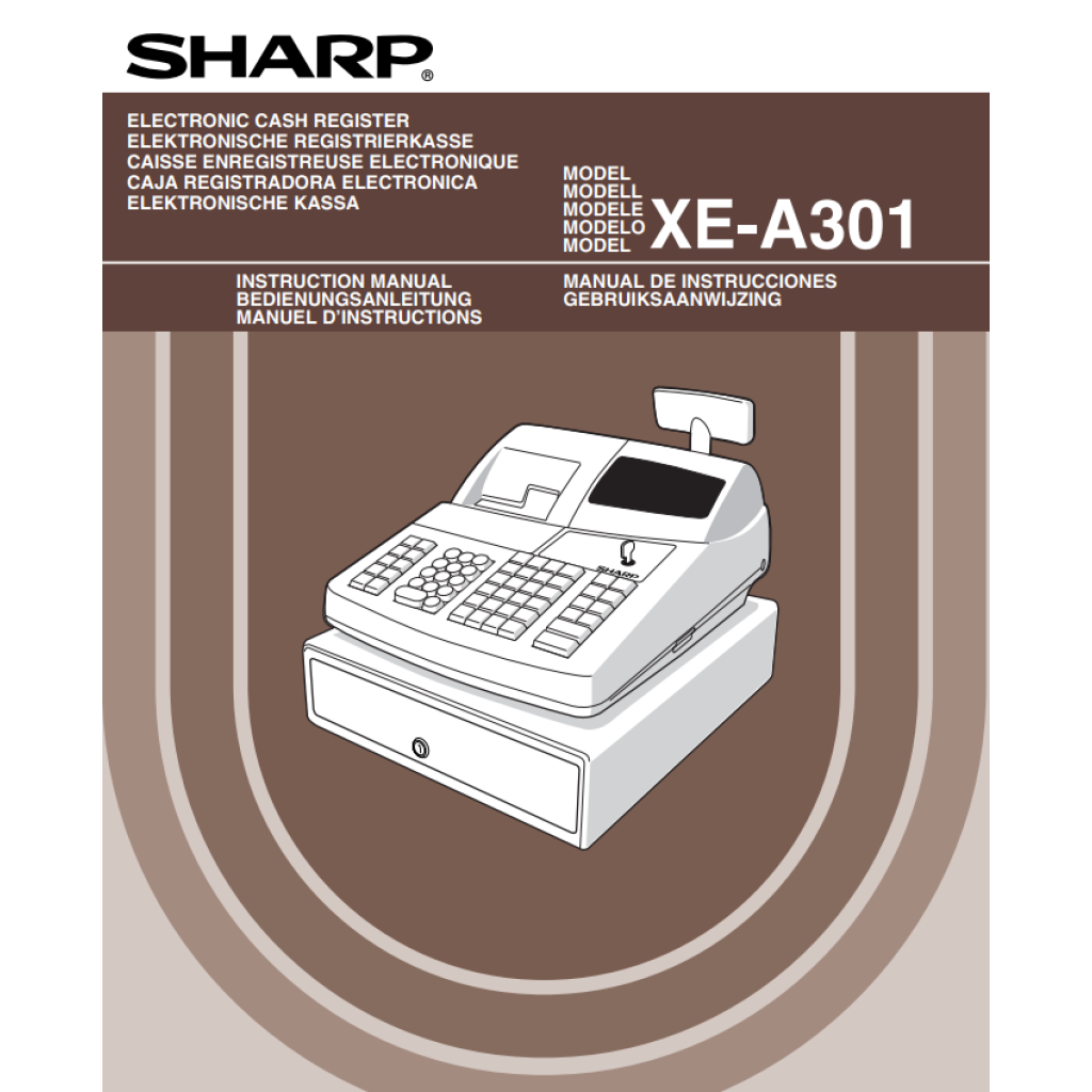 Sharp XEA301 Instruction Manual