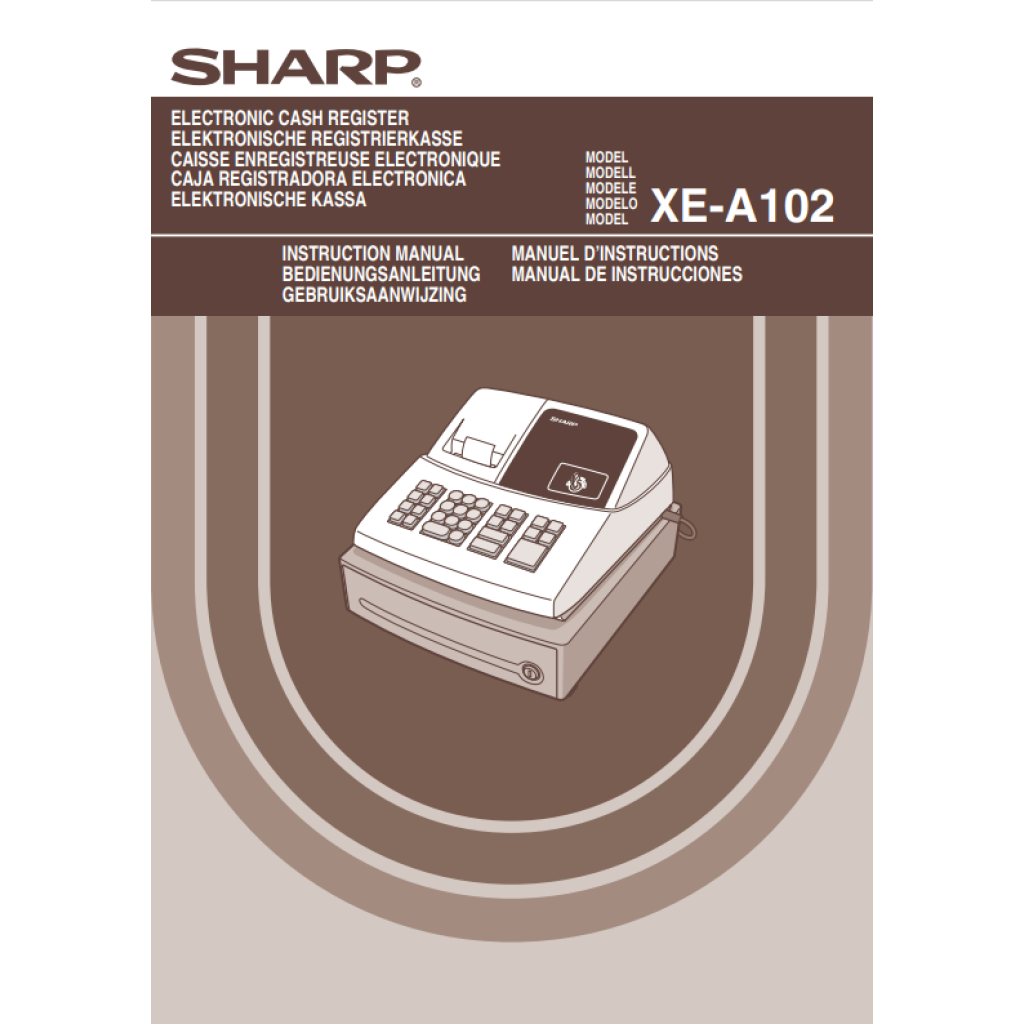 sharp XEA102 User Manual