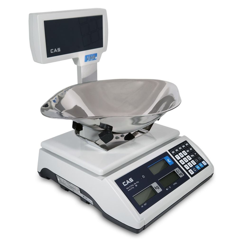 CAS ER Plus 15kg Vegetable Scoop Weighing Scale With Pole