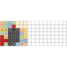 Sharp XEA217 Blank Keyboard Template (in Excel)