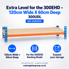Extra Level for the 300EHD - 120cm Wide X 60cm Deep. 300UDL