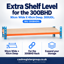 Extra Level for the 300BHD - 90cm Wide X 45cm Deep. 300UDL