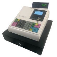 CRG100 White Cash Register Till And Black Drawer