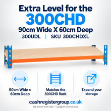 Extra Level for the 300CHD - 90cm Wide X 60cm Deep. 300UDL