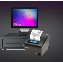 SAM4S BUNDLE SAPPHIRE 15.6" + SAM4S ELLIX40SB + DRAWER