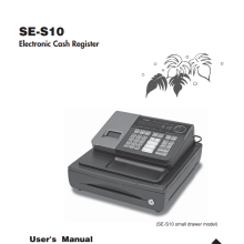 Casio SES10 User Manual