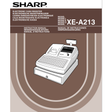 Sharp XEA213 User Manual