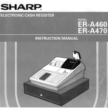 Sharp ER470 Instruction Manual