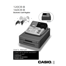 Casio 120CR / 160CR User Manual
