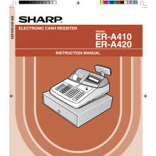 Sharp ERA420 Instruction Manual
