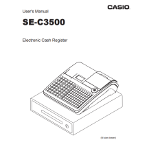 Casio SEC3500 User Manual