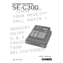 Casio SEC300 User Manual