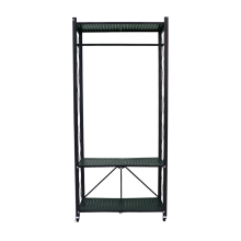 Folding Clothes Rack On Castors - 1580mm X 710mm X 320mm
