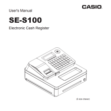 Casio SES100 User Manual