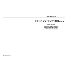 Olivetti ECR2100 / ECR2200 Instruction Manual