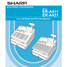 Sharp ERA421 Instruction Manual