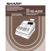 Sharp XEA203 Operation Manual