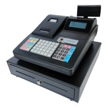 CRG520 Black Cash Register And Large Drawer (Twin Printer)